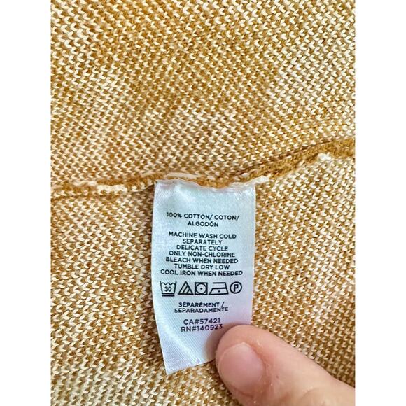 Loft Mustard Floral Sweater Skirt - Picture 7 of 7